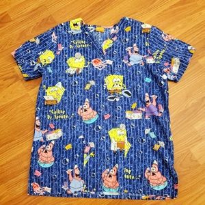 ❤❤Spongebob scrub top sz Medium❤❤